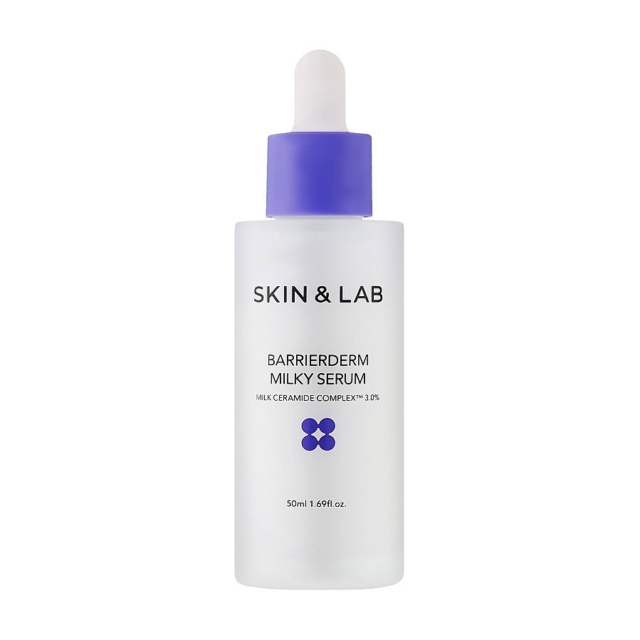 Молочна сироватка для обличчя Skin &amp; Lab Barrierderm Milky Serum для відновлення бар'єру, 50 мл